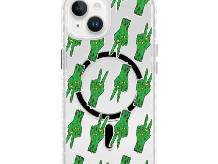 Zombie Peace Pattern | Halloween Series | Custom MagSafe Case Design for Apple iPhone 14 Series Online Sale