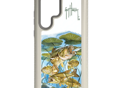 Guy Harvey Fortitude Series for Samsung Galaxy S22 Ultra - Five Largemouth Under Lilypads Cheap