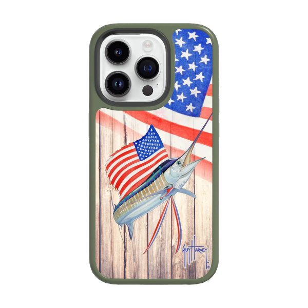 Guy Harvey Fortitude Series for Apple iPhone 15 Pro - Americana on Sale