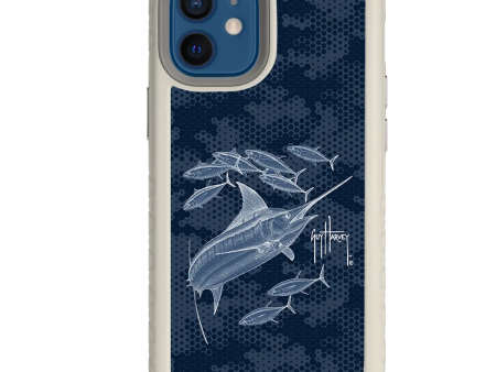 Guy Harvey Fortitude Series for Apple iPhone 12 Mini - Blue Camo For Sale