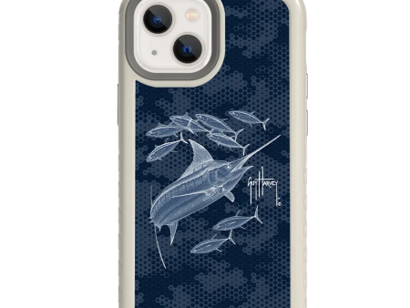 Guy Harvey Fortitude Series for Apple iPhone 13 Mini - Blue Camo Fashion