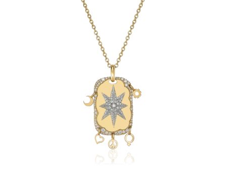 A Star Is Born Diamond Necklace with Charms Online Hot Sale