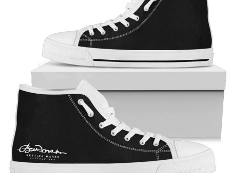 Black Signature High Top Sneakers Cheap