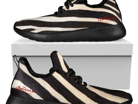 Zebra Mesh Knit Sneakers Supply