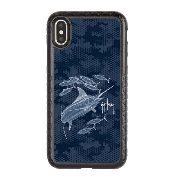 Guy Harvey Fortitude Series for Apple iPhone XS Max - Blue Camo Online Hot Sale