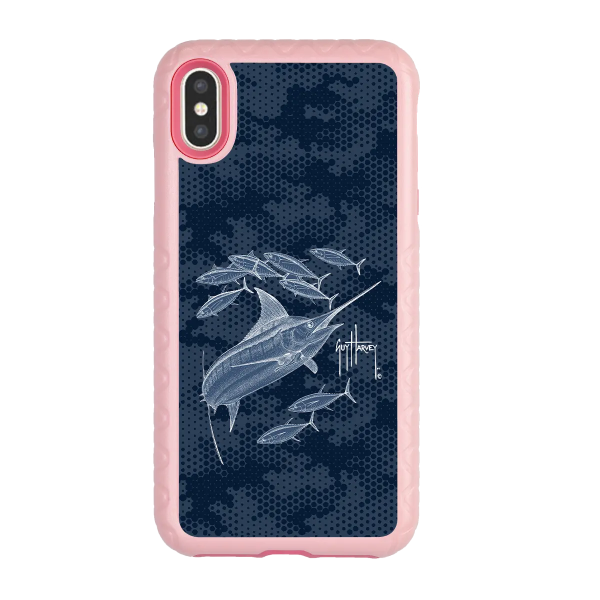 Guy Harvey Fortitude Series for Apple iPhone XS Max - Blue Camo Online Hot Sale