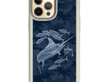 Guy Harvey Fortitude Series for Apple iPhone 12 Pro Max - Blue Camo Online now