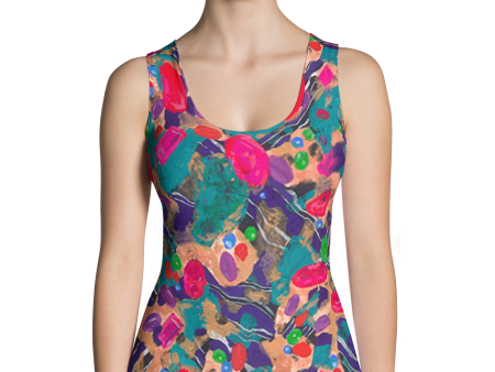 Jelly Bean Fitted Tank Top Online now