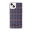 Sargasso Blue and Mellow Rose Damask Tough iPhone X Case For Cheap