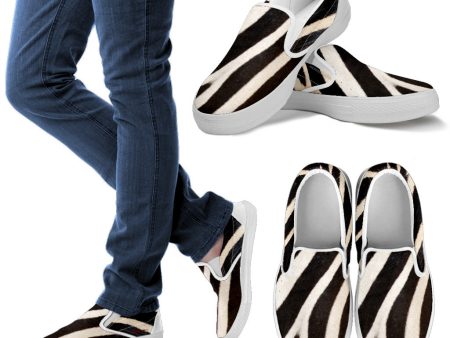 Zebra Slip On Sneakers Discount