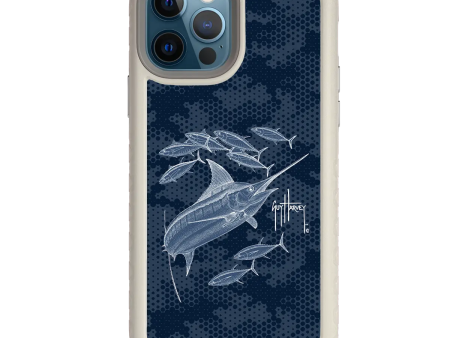 Guy Harvey Fortitude Series for Apple iPhone 12   12 Pro - Blue Camo Hot on Sale