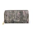 Pink Snake Skin Zipper Wallet Supply