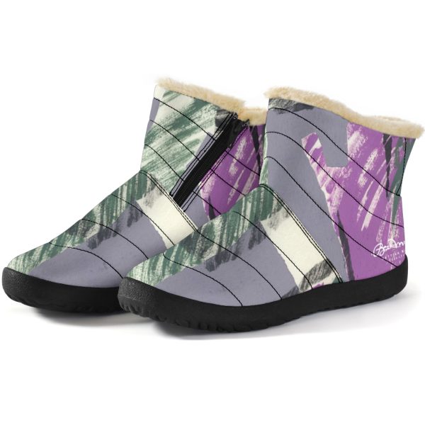 Abstract Collage Winter Boots Sale