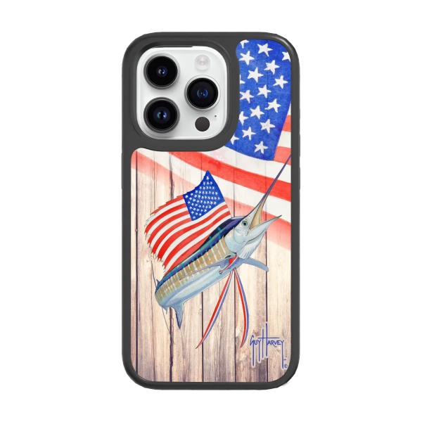 Guy Harvey Fortitude Series for Apple iPhone 15 Pro - Americana on Sale