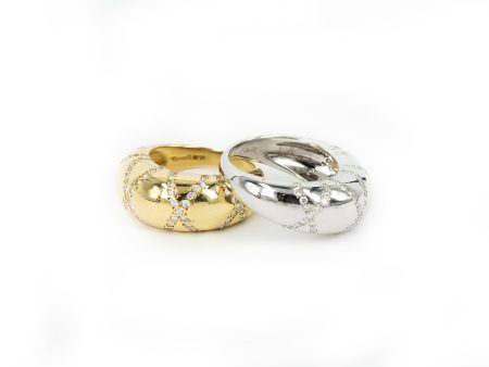 Gold Puffed Band Ring on Sale