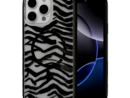 Zebra Black by CatCoq | iPhone 16 Series |  MagSafe® Case For Sale