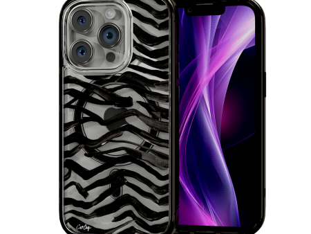 Zebra Black by CatCoq | iPhone 15 Series |  MagSafe® Case Supply