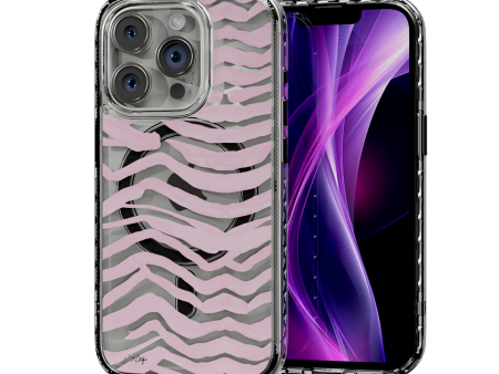 Zebra Blush by CatCoq | iPhone 14 Series |  MagSafe® Case For Cheap