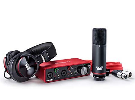 Focusrite Scarlett 2i2 Studio (3rd Gen) USB Audio Interface and Recording Bundle with Pro Tools | First For Cheap