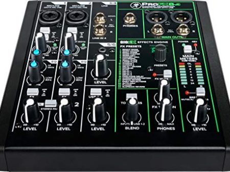 Mackie ProFXv3 Series, 6-Channel Professional Effects Mixer with USB, Onyx Mic Preamps and GigFX effects engine - Unpowered (ProFX6v3) For Cheap