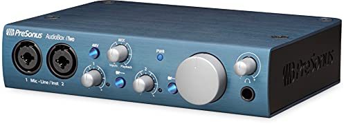 PreSonus AudioBox iTwo 2x2 USB 2.0 iOS Interface, PC Mac 2 Mic Pres Supply