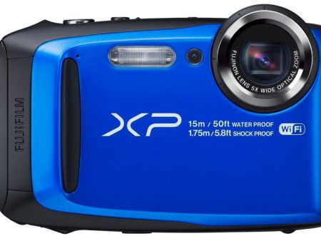 FujiFilm FinePix XP90 Waterproof Digital Camera (Blue) For Cheap