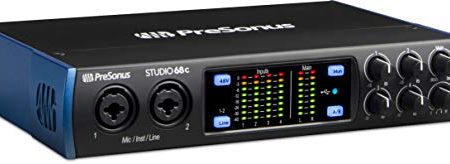 PreSonus Studio 68c 6x6, 192 kHz, USB Audio Interface with Studio One Artist and Ableton Live Lite DAW Recording Software Hot on Sale